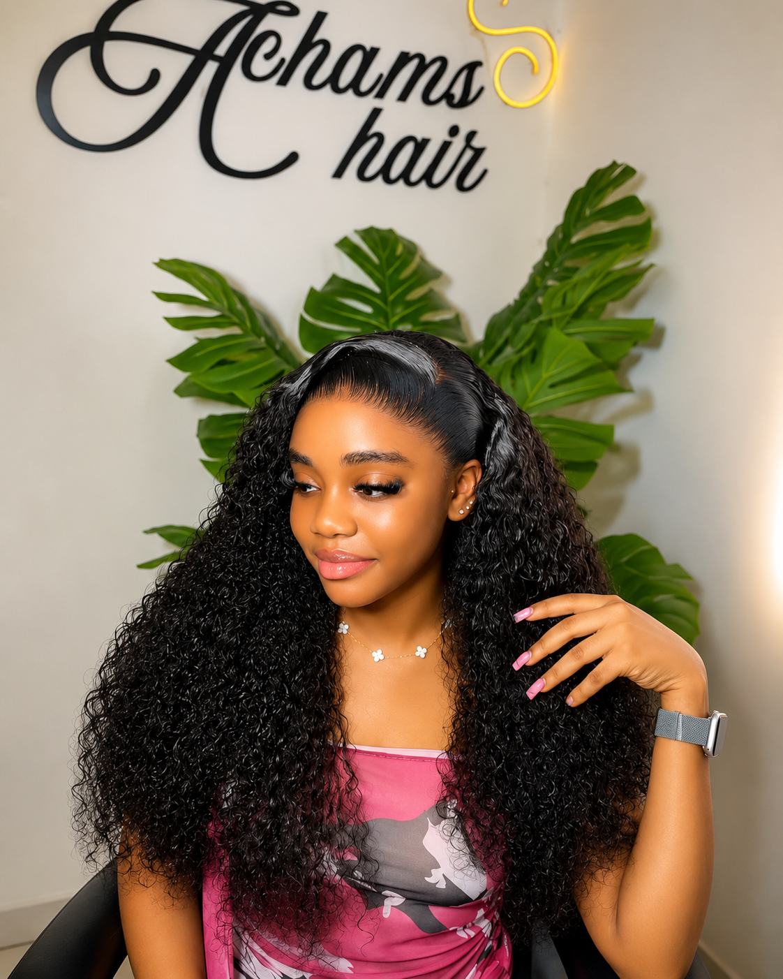 Midnight Silk — luxury human hair wig by Luxe Achams